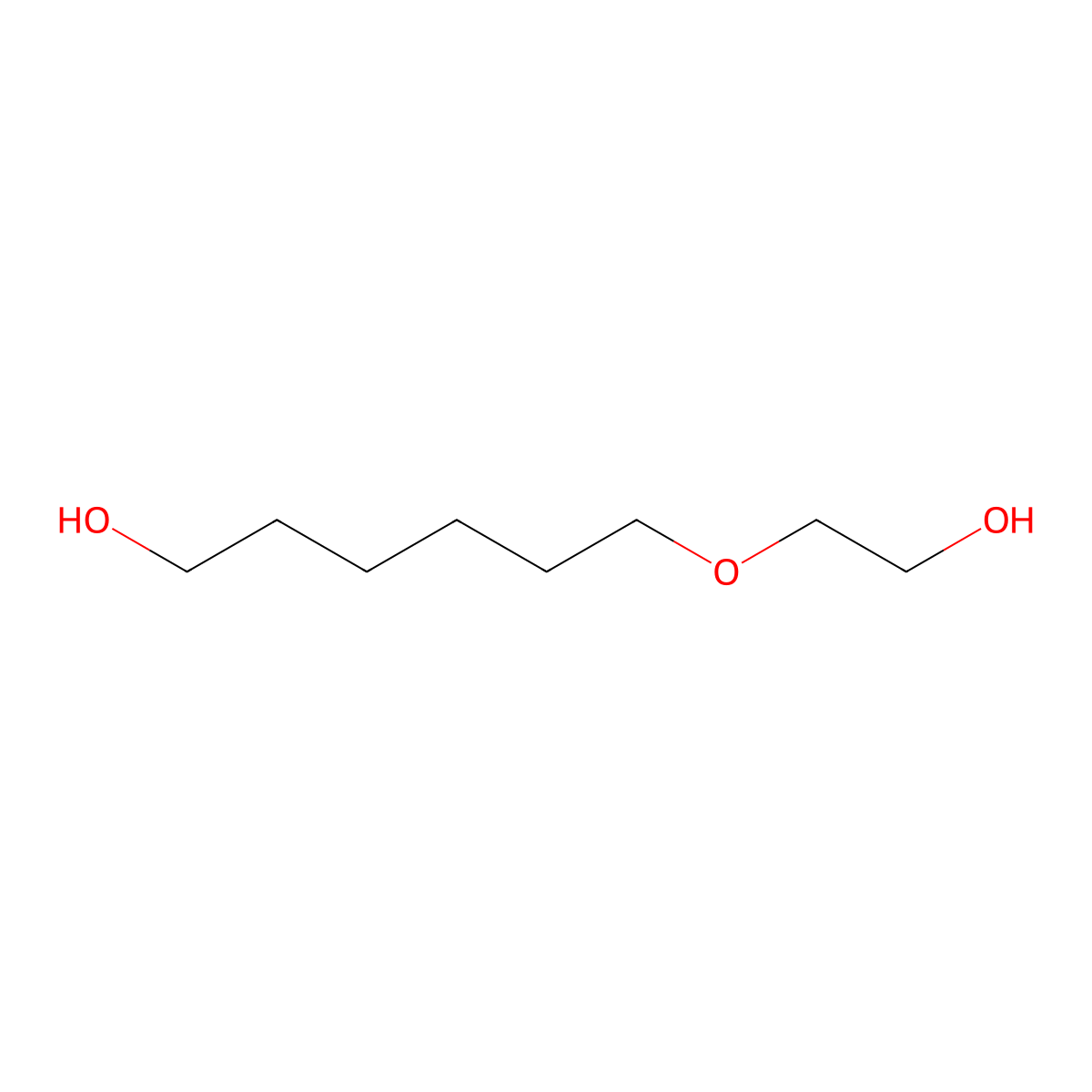 6-(2-Hydroxyethoxy)hexan-1-ol molecular structure, CAS 23684-16-4