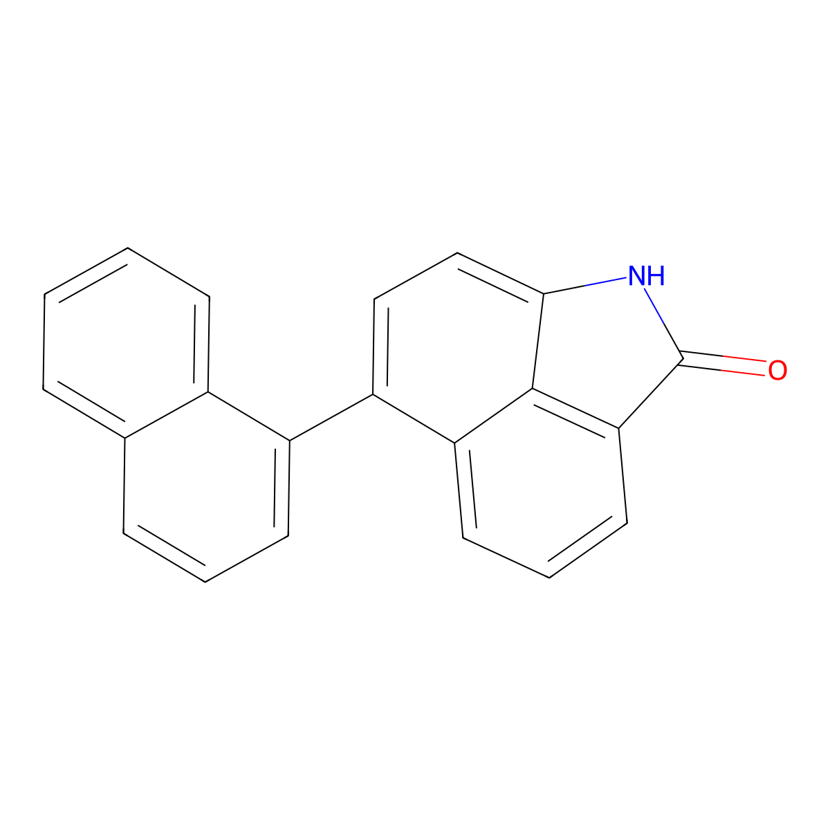 6-(1-Naphthalenyl)benz[cd]indol-2(1h)-one molecular structure, CAS 2368852-80-4