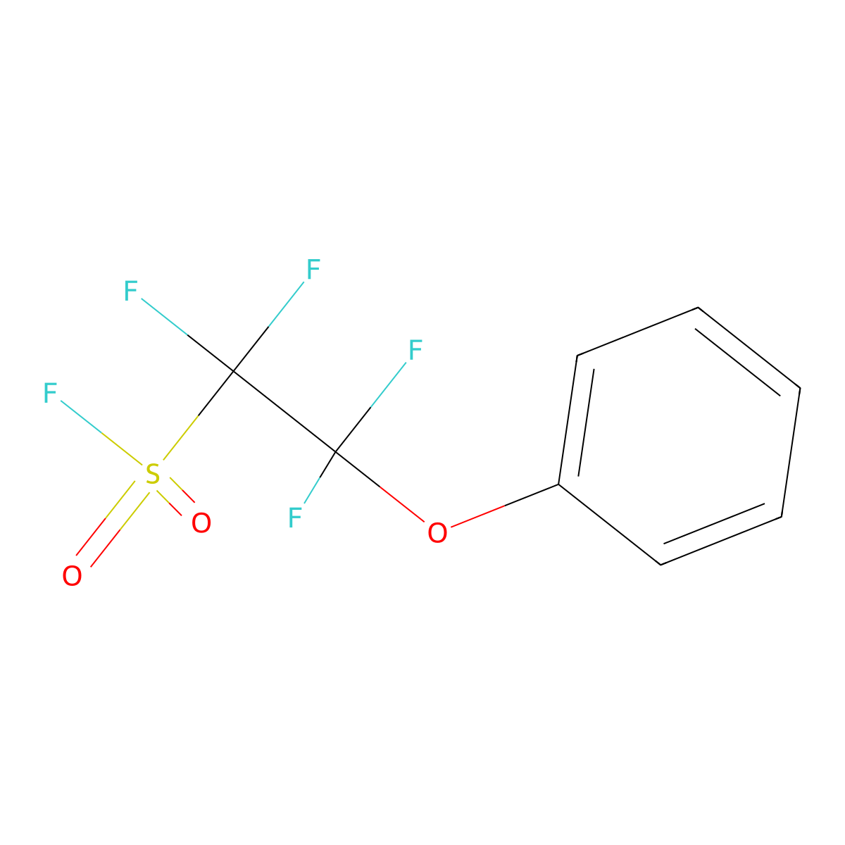 Phenoxytetrafluoroethanesulfonyl fluoride molecular structure, CAS 2368871-66-1