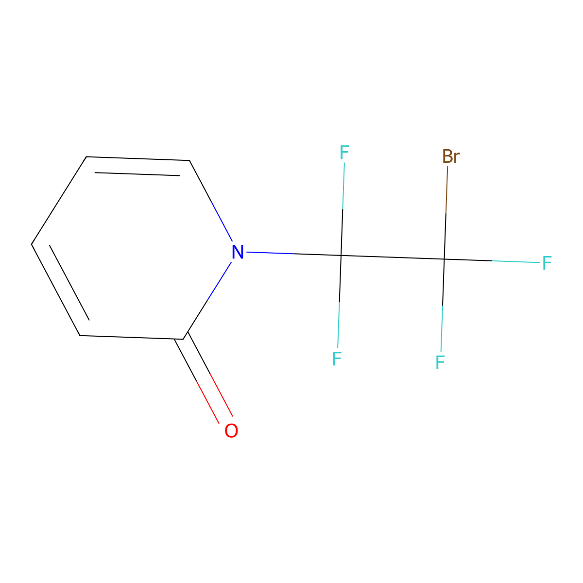2-Pyridone-N-tetrafluorobromoethane molecular structure, CAS 2368872-06-2