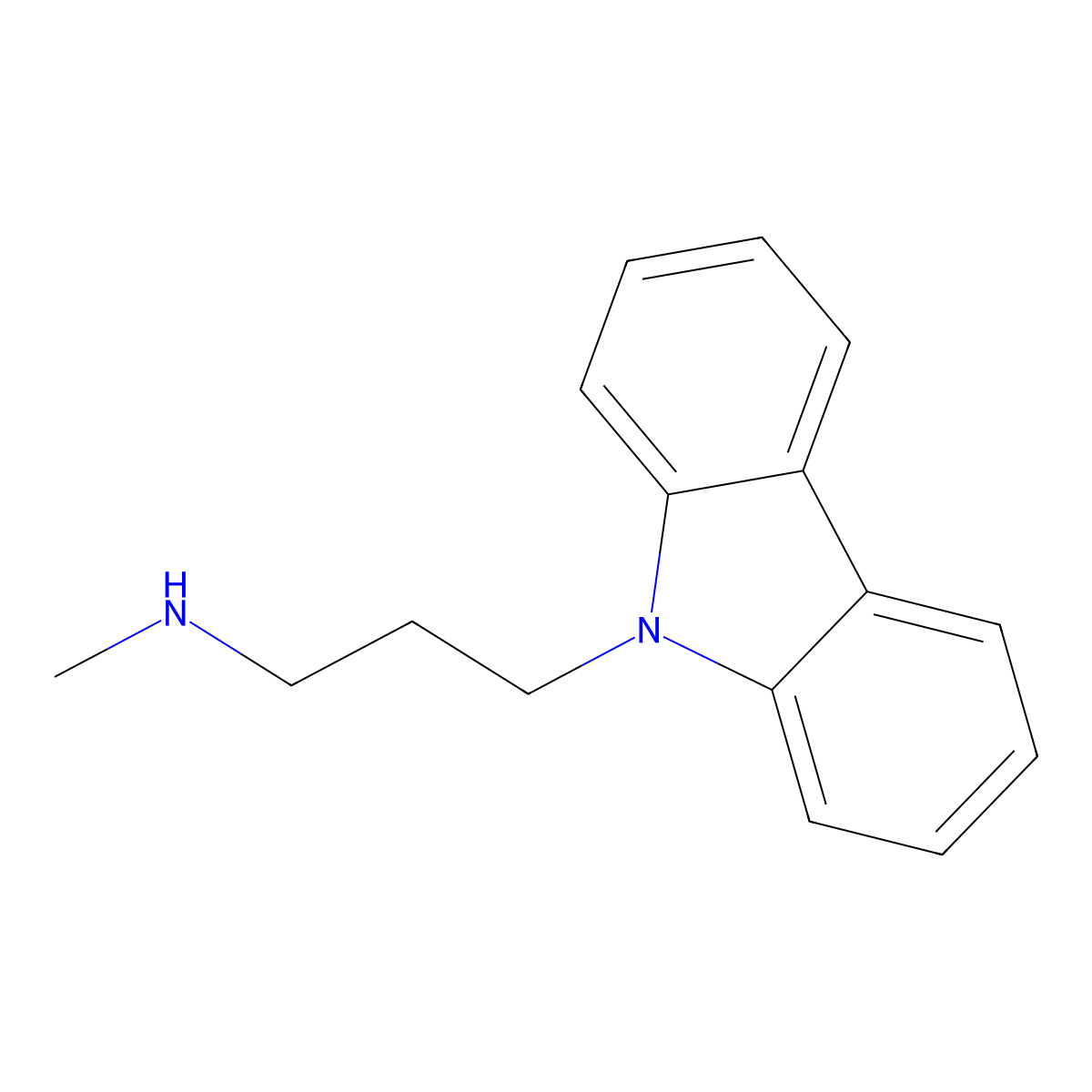 [3-(9H-carbazol-9-yl)propyl](methyl)amine molecular structure, CAS 23690-09-7