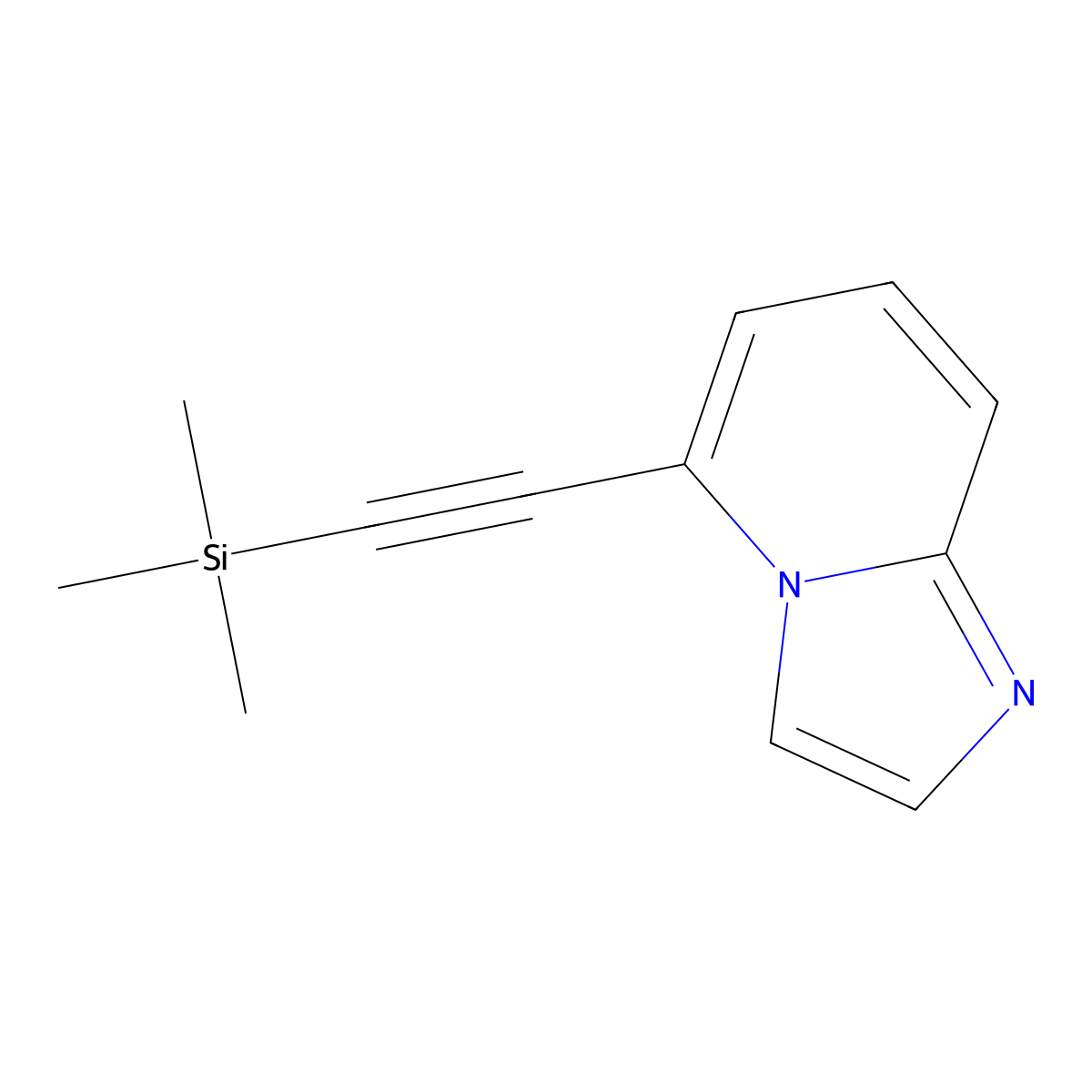 5-((Trimethylsilyl)ethynyl)imidazo[1,2-a]pyridine molecular structure, CAS 2369067-93-4