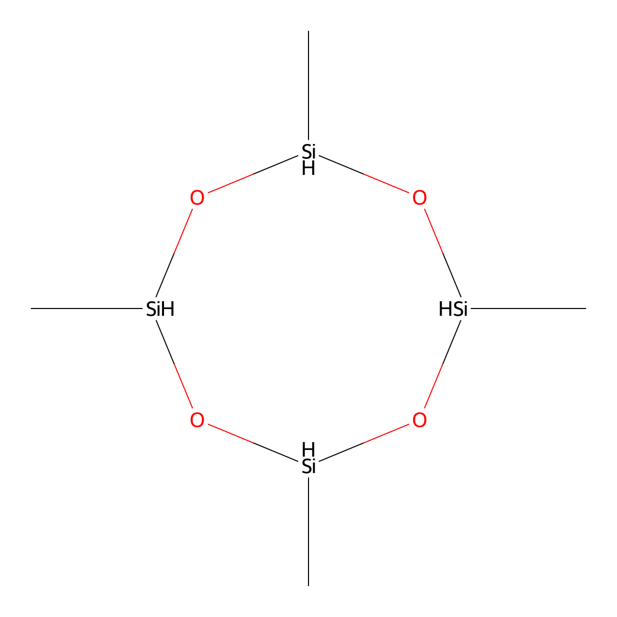 1,3,5,7-Tetramethylcyclotetrasiloxane molecular structure, CAS 2370-88-9