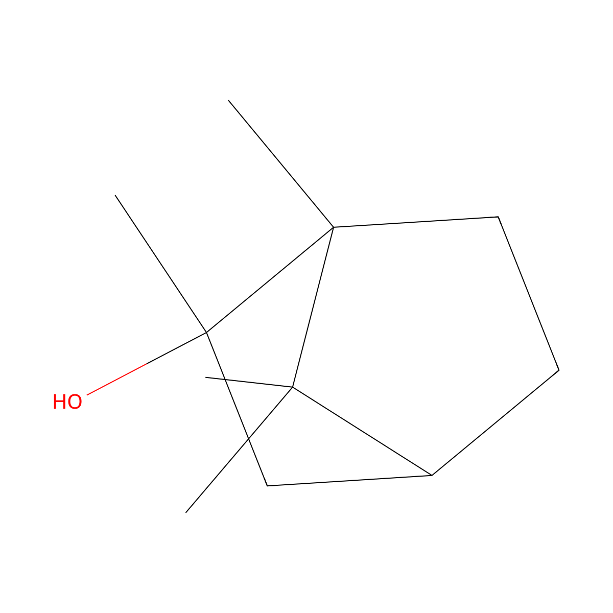 2-Bornanol, 2-methyl- molecular structure, CAS 2371-42-8