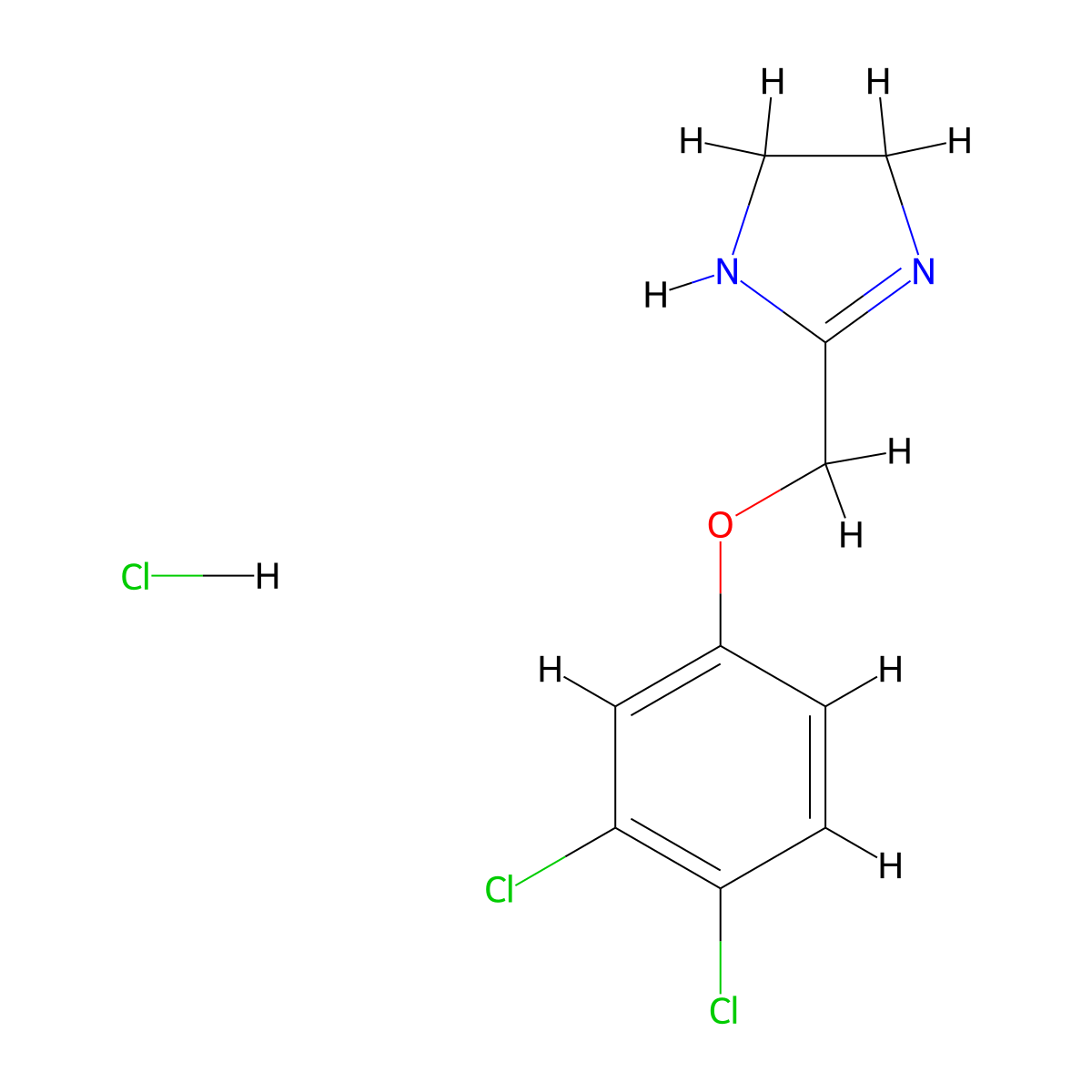 Fenmetozole Hydrochloride molecular structure, CAS 23712-05-2