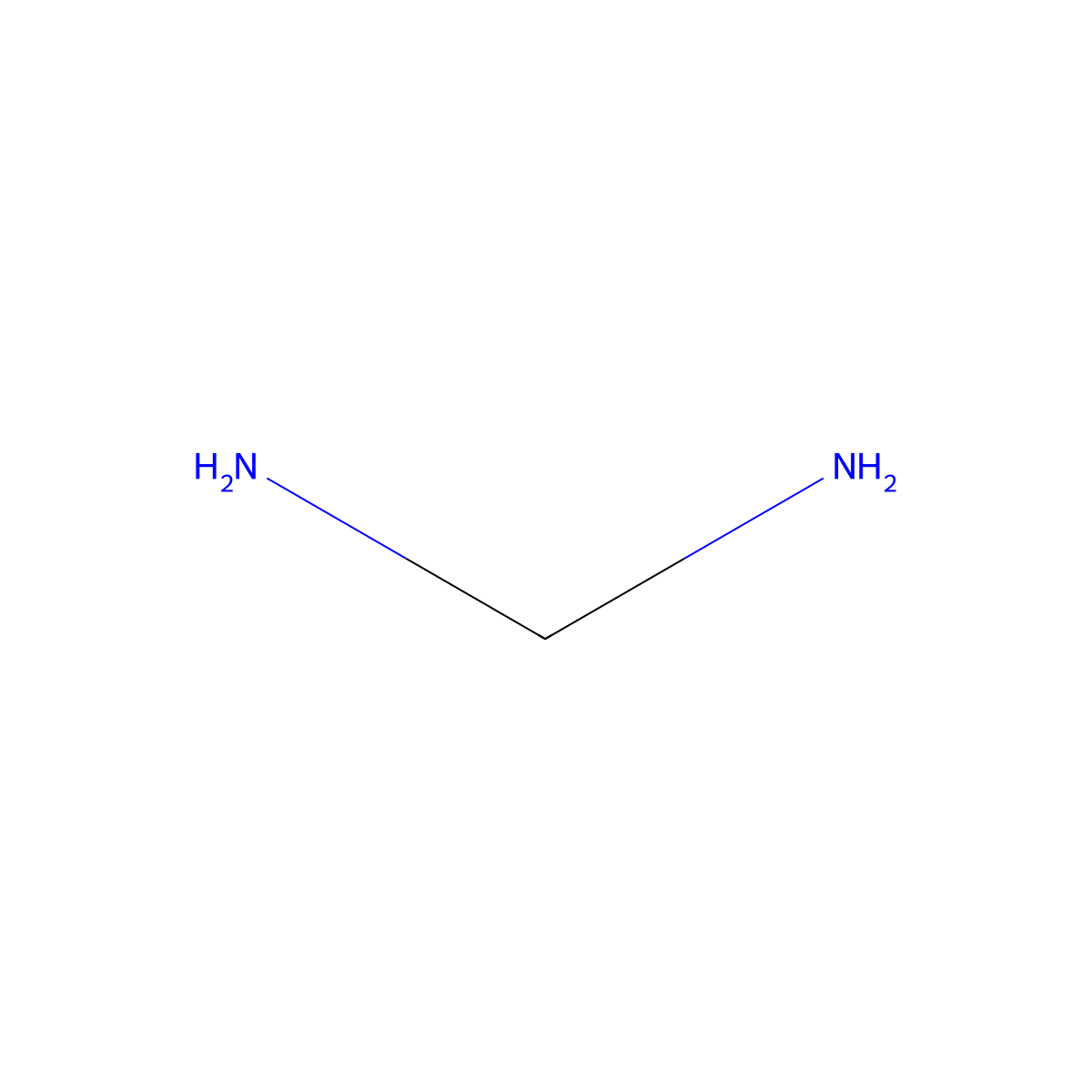 Methanediamine molecular structure, CAS 2372-88-5