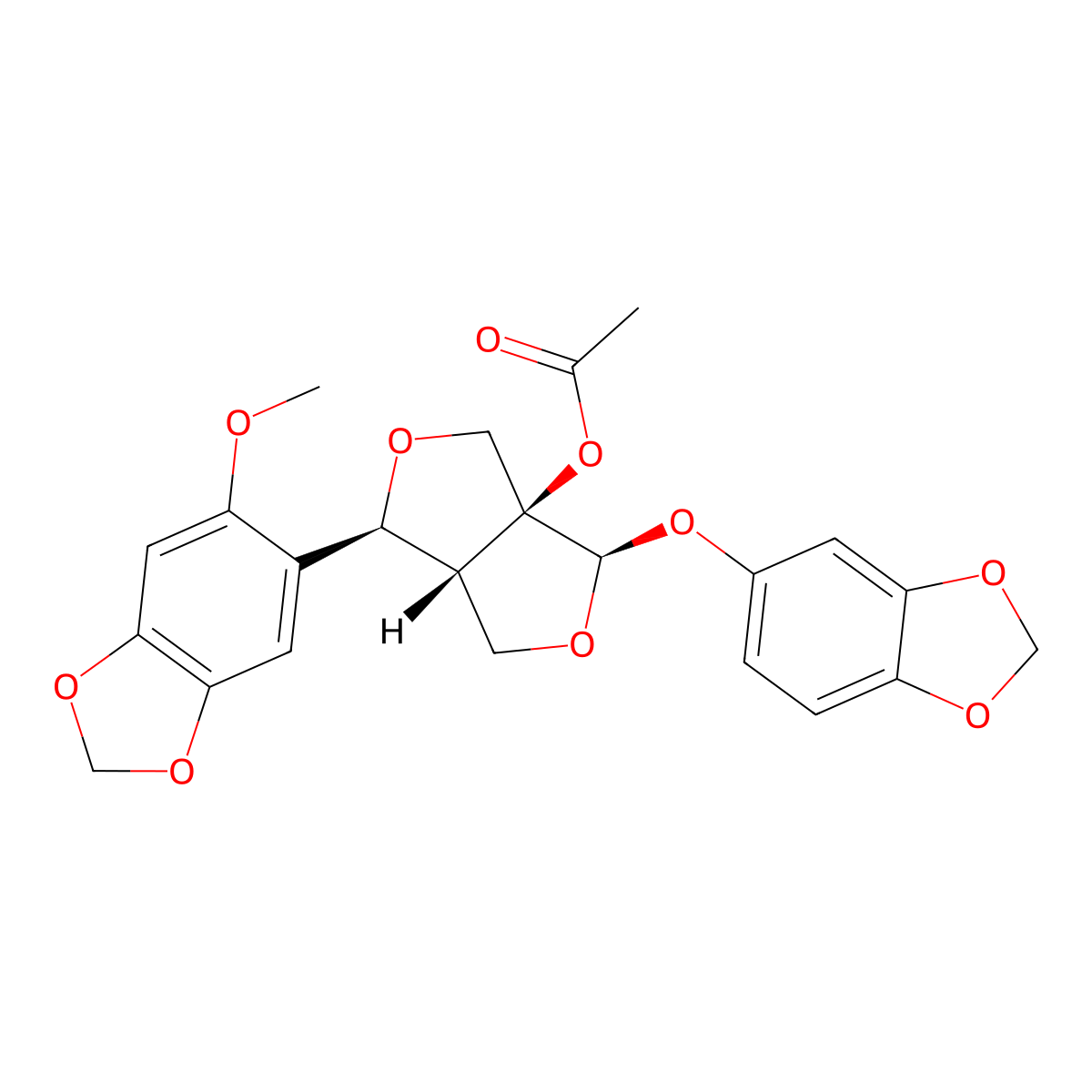 (+/-)-Phrymarolin II molecular structure, CAS 23720-86-7