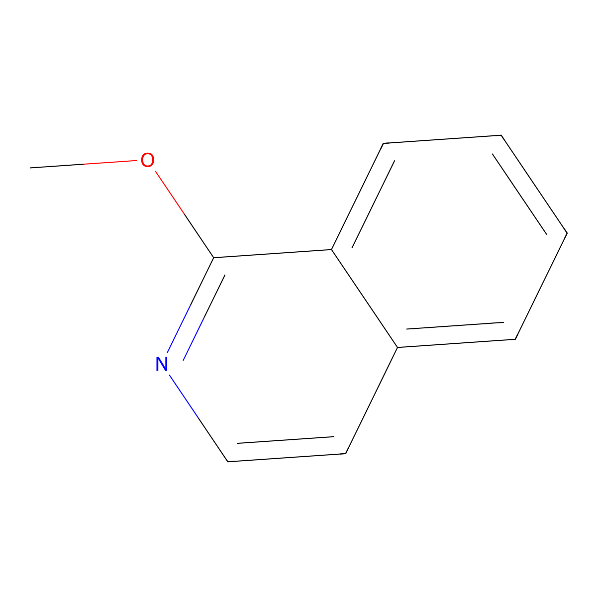 1-Methoxyisoquinoline molecular structure, CAS 23724-93-8