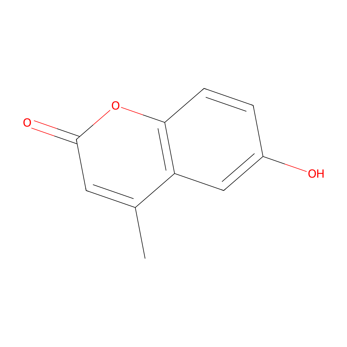 6-Hydroxy-4-methyl-2-benzopyrone molecular structure, CAS 2373-31-1