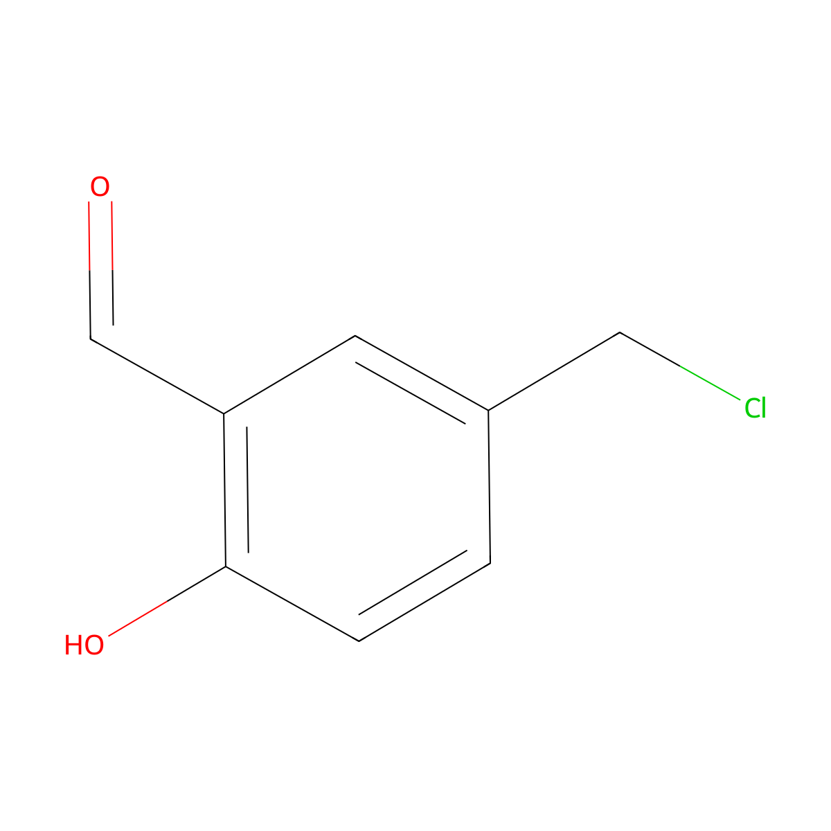 5-(Chloromethyl)-2-hydroxybenzaldehyde molecular structure, CAS 23731-06-8
