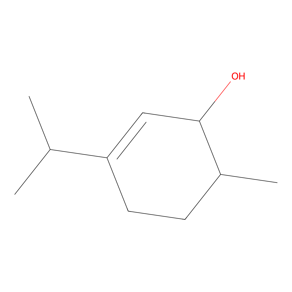6-Methyl-3-(1-methylethyl)-2-cyclohexen-1-ol molecular structure, CAS 23733-66-6