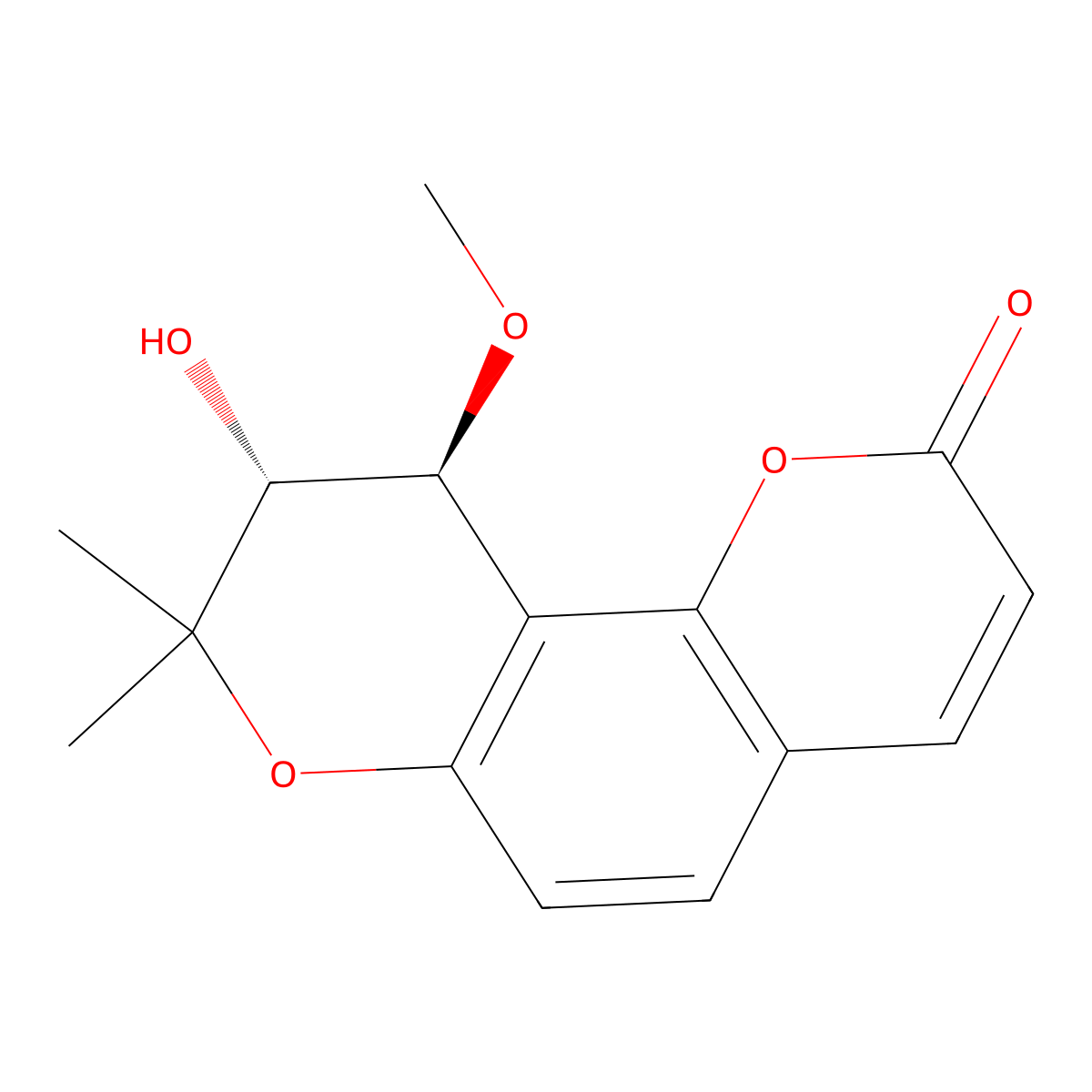 trans-Methylkhellactone molecular structure, CAS 23733-92-8