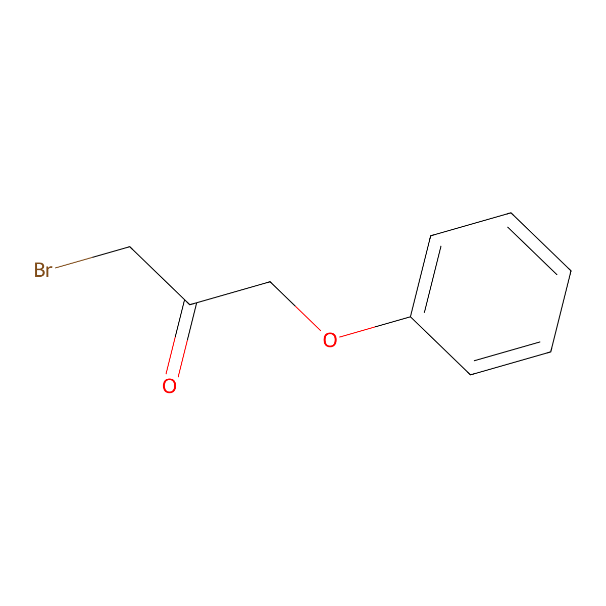 1-Bromo-3-phenoxypropan-2-one molecular structure, CAS 237386-02-6