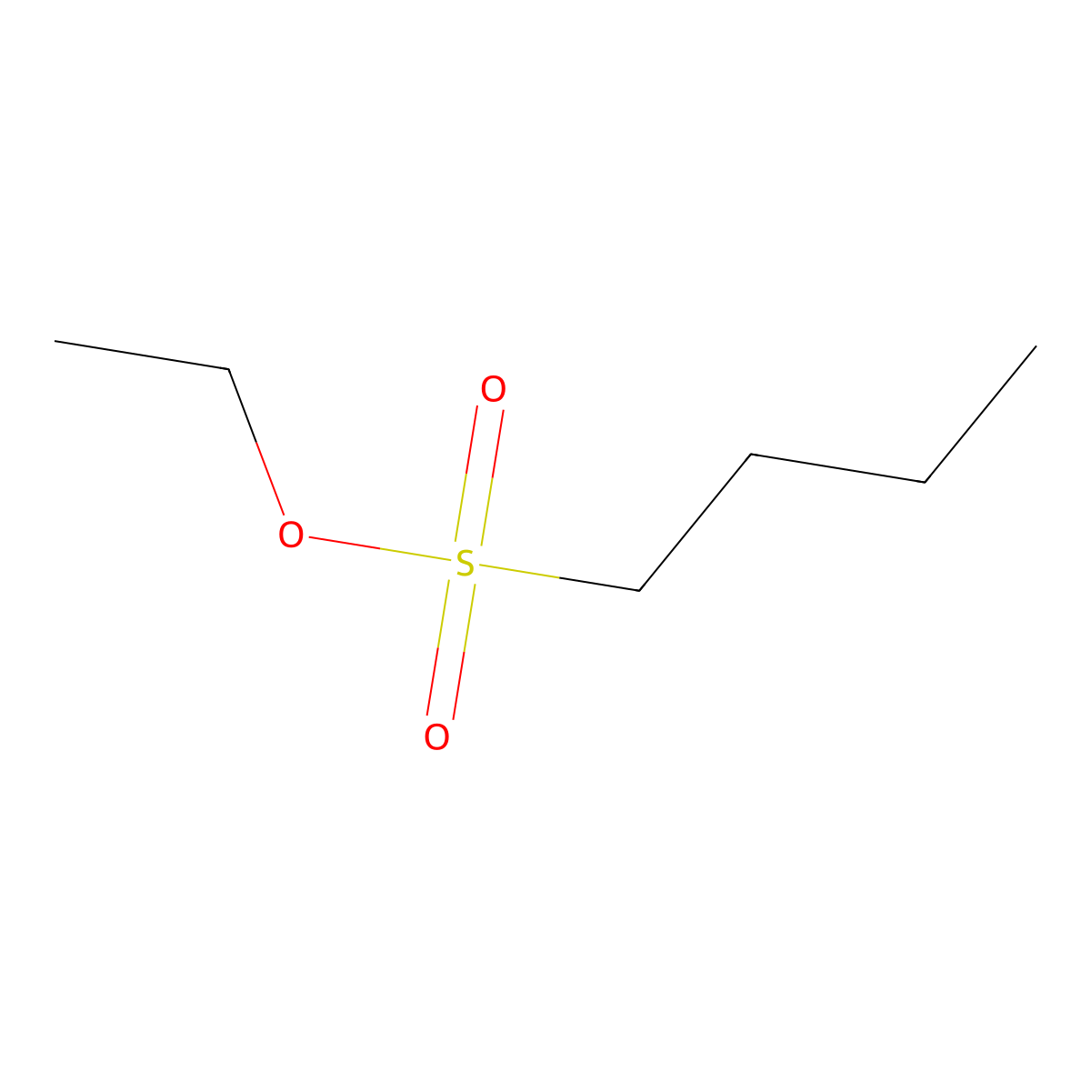 1-Butanesulfonic acid, ethyl ester molecular structure, CAS 2374-68-7