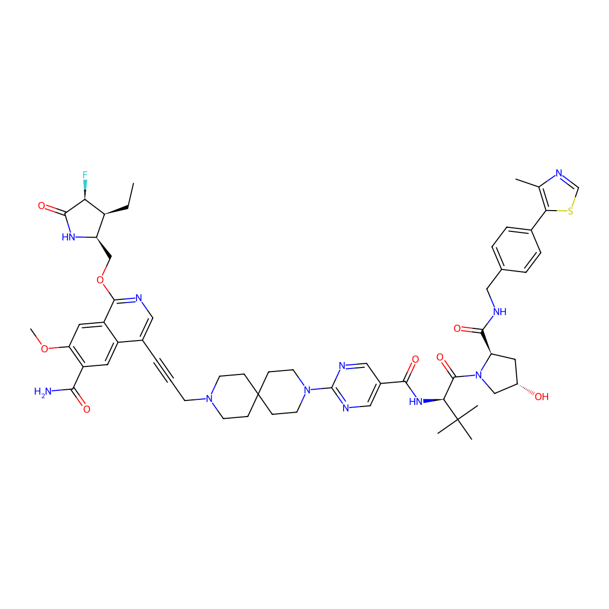 PROTAC IRAK4 degrader-3 molecular structure, CAS 2374122-43-5