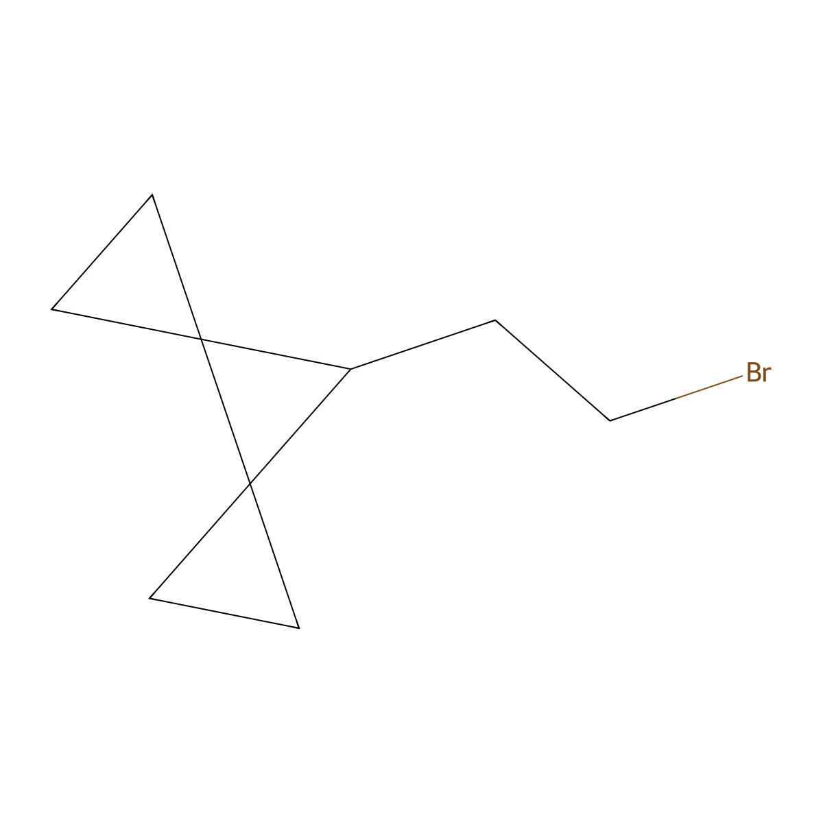 7-(2-Bromoethyl)dispiro[2.0.2^{4}.1^{3}]heptane molecular structure, CAS 2374128-44-4