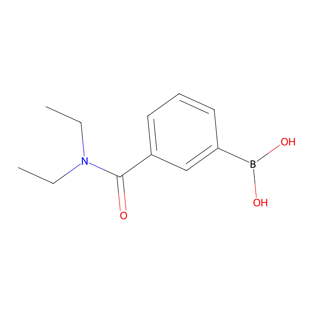 3-(N,N-Diethylaminocarbonyl)phenylboronic acid molecular structure, CAS 237413-05-7