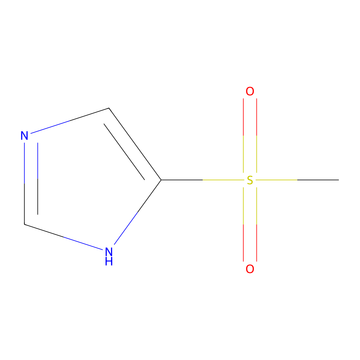 5-methanesulfonyl-1H-imidazole molecular structure, CAS 237436-75-8