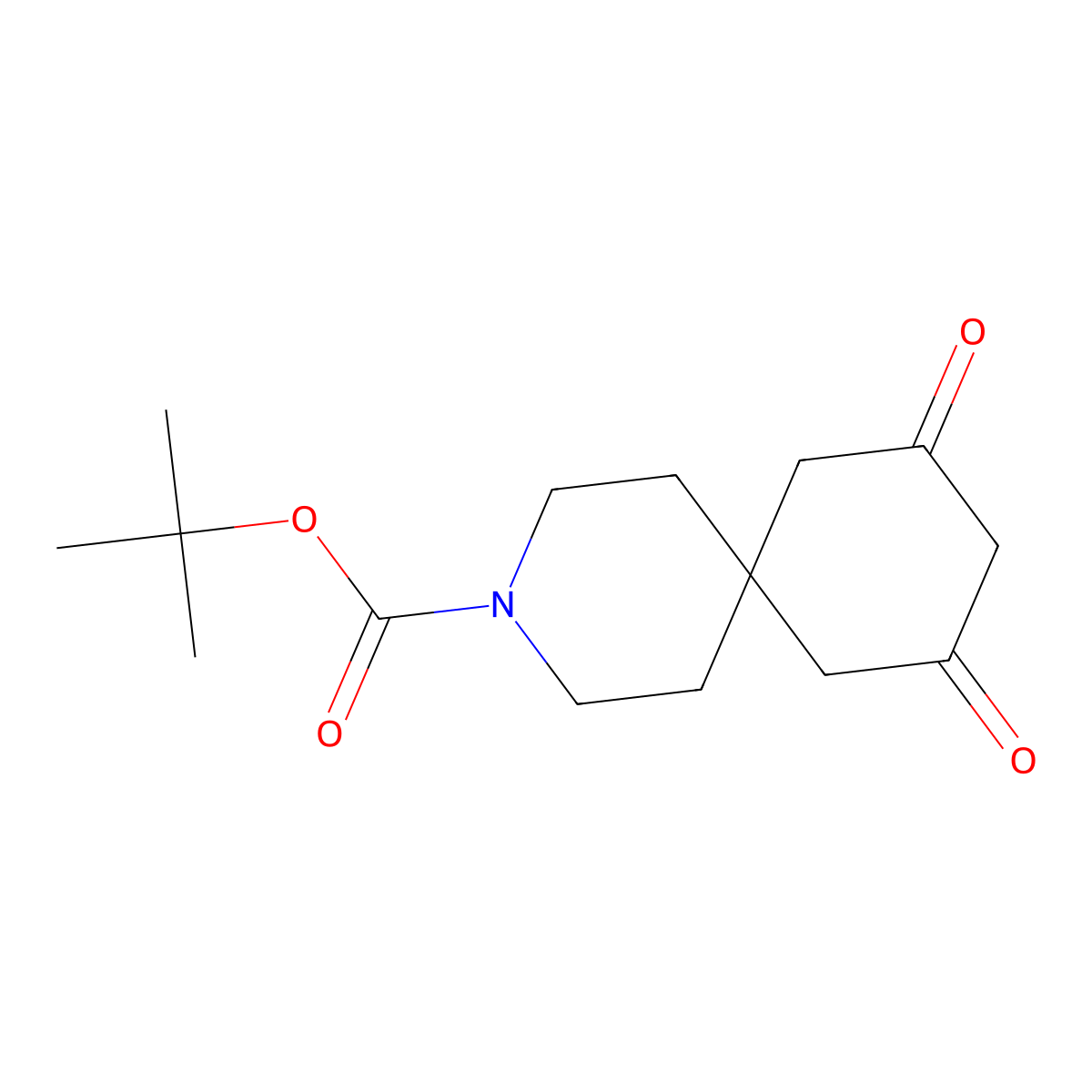 Tert-butyl 8,10-dioxo-3-azaspiro[5.5]undecane-3-carboxylate molecular structure, CAS 2374705-47-0