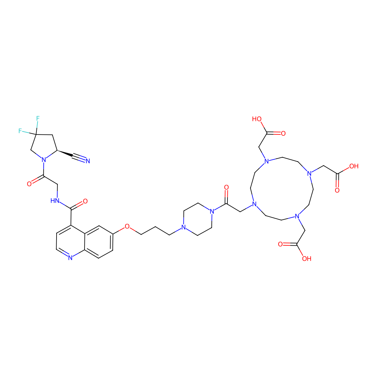 Dota-fapi-04 molecular structure, CAS 2374782-02-0