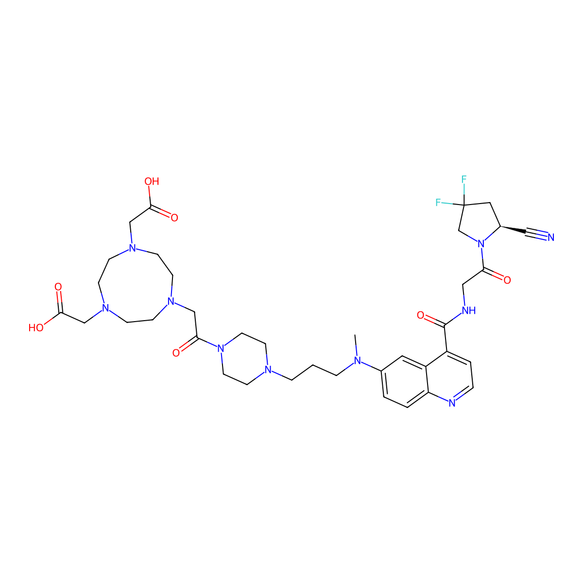 Fapi-46-nota molecular structure, CAS 2374782-69-9
