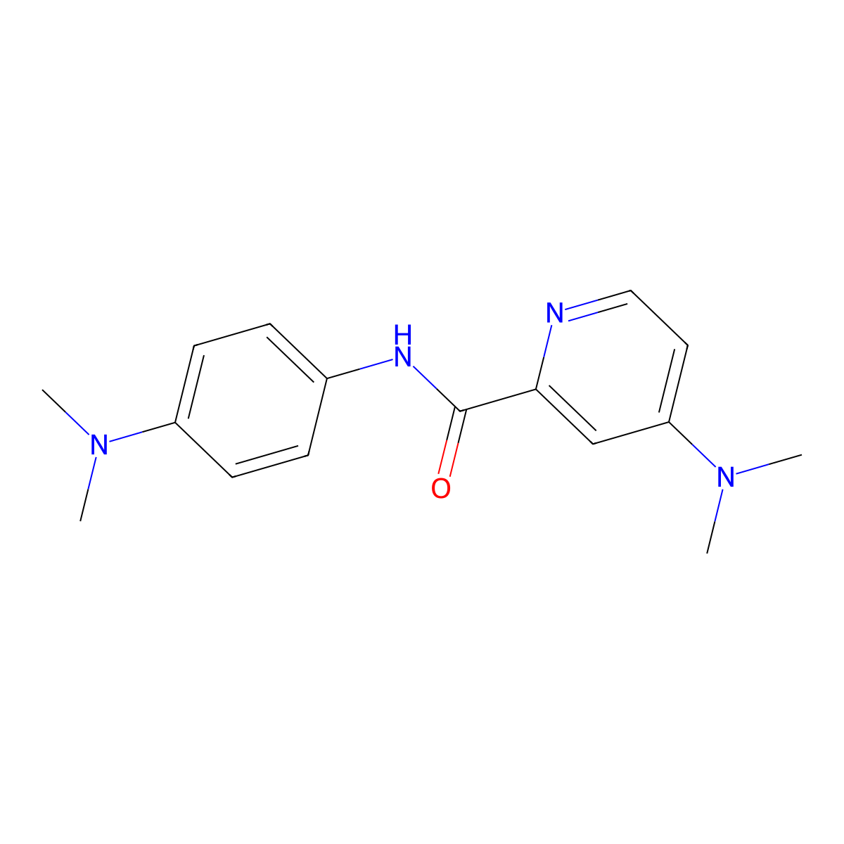 N-[4-(Dimethylamino)phenyl]-4-(dimethylamino)pyridine-2-carboxamide molecular structure, CAS 2374804-69-8