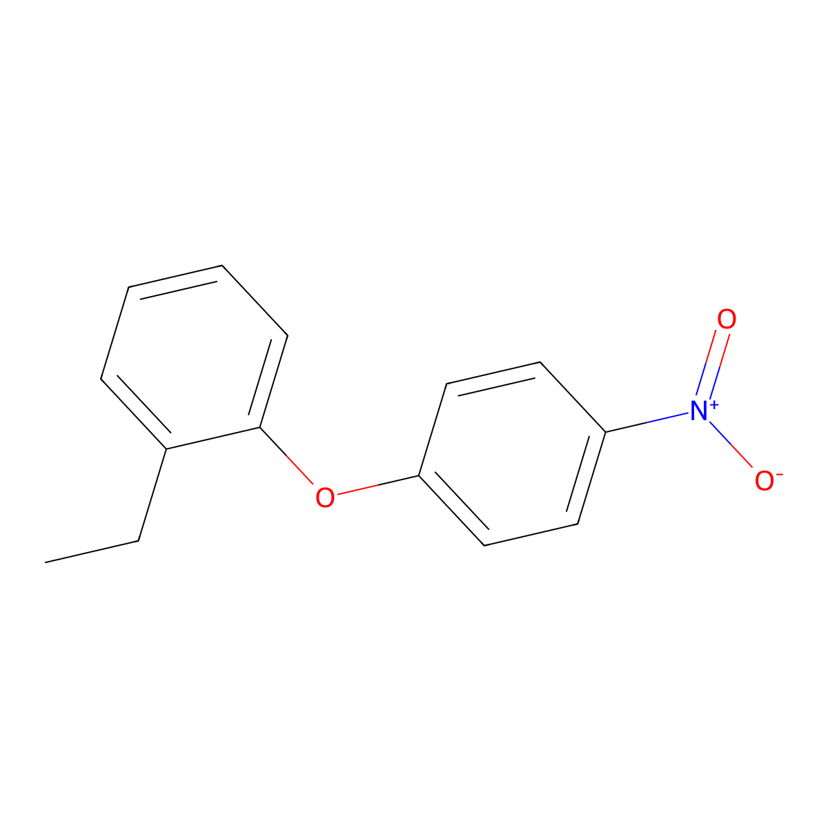 1-Ethyl-2-(4-nitrophenoxy)benzene molecular structure, CAS 2374950-77-1