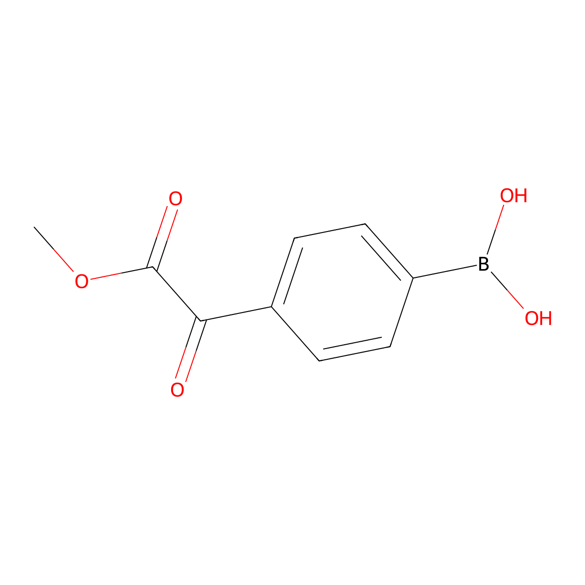 [4-(2-Methoxy-2-oxoacetyl)phenyl]boronic acid molecular structure, CAS 2375065-64-6