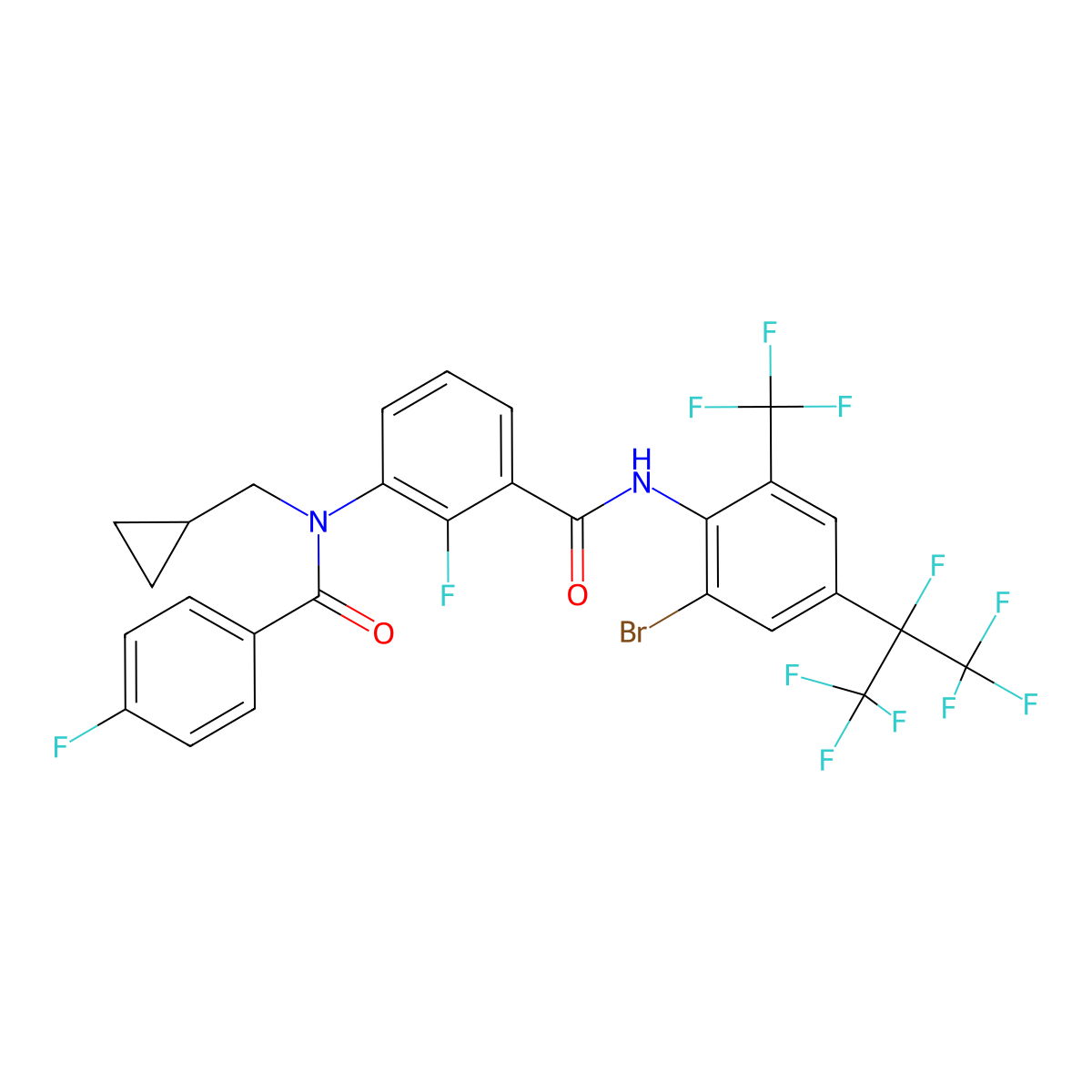 Cyproflanilide molecular structure, CAS 2375110-88-4