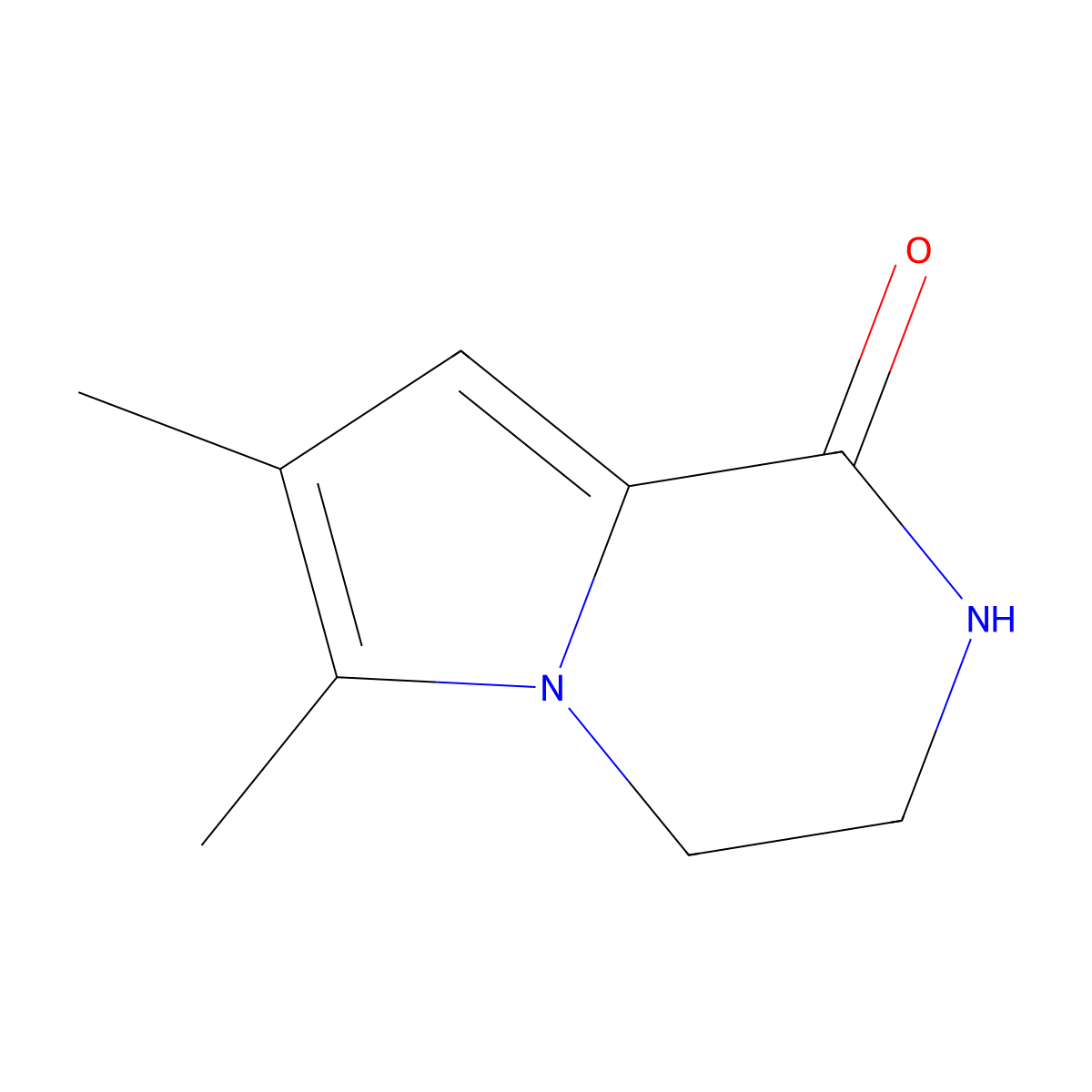 6,7-Dimethyl-3,4-dihydropyrrolo[1,2-a]pyrazin-1(2H)-one molecular structure, CAS 2375192-17-7