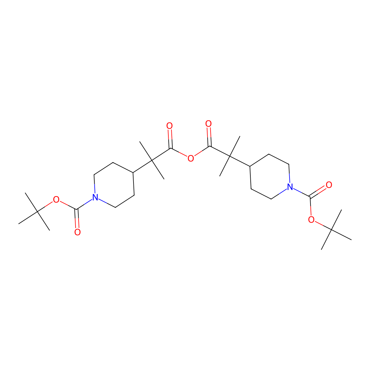 2-(1-(tert-Butoxycarbonyl)piperidin-4-yl)-2-methylpropanoic anhydride molecular structure, CAS 2375192-71-3