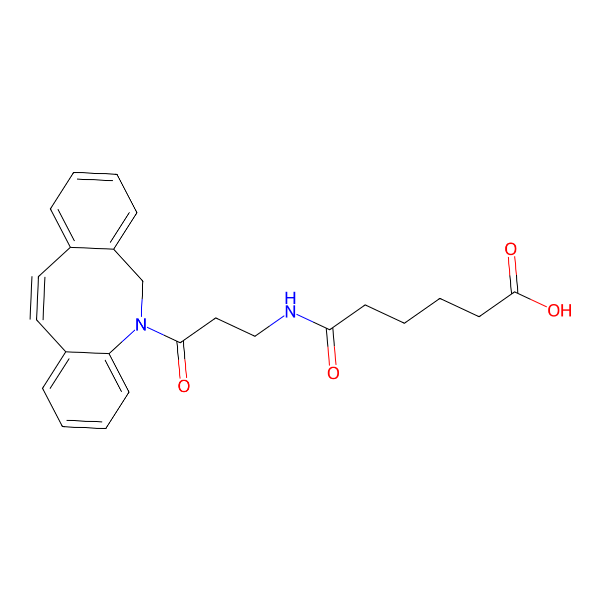 Dbco-NH-(CH2)4cooh molecular structure, CAS 2375193-74-9