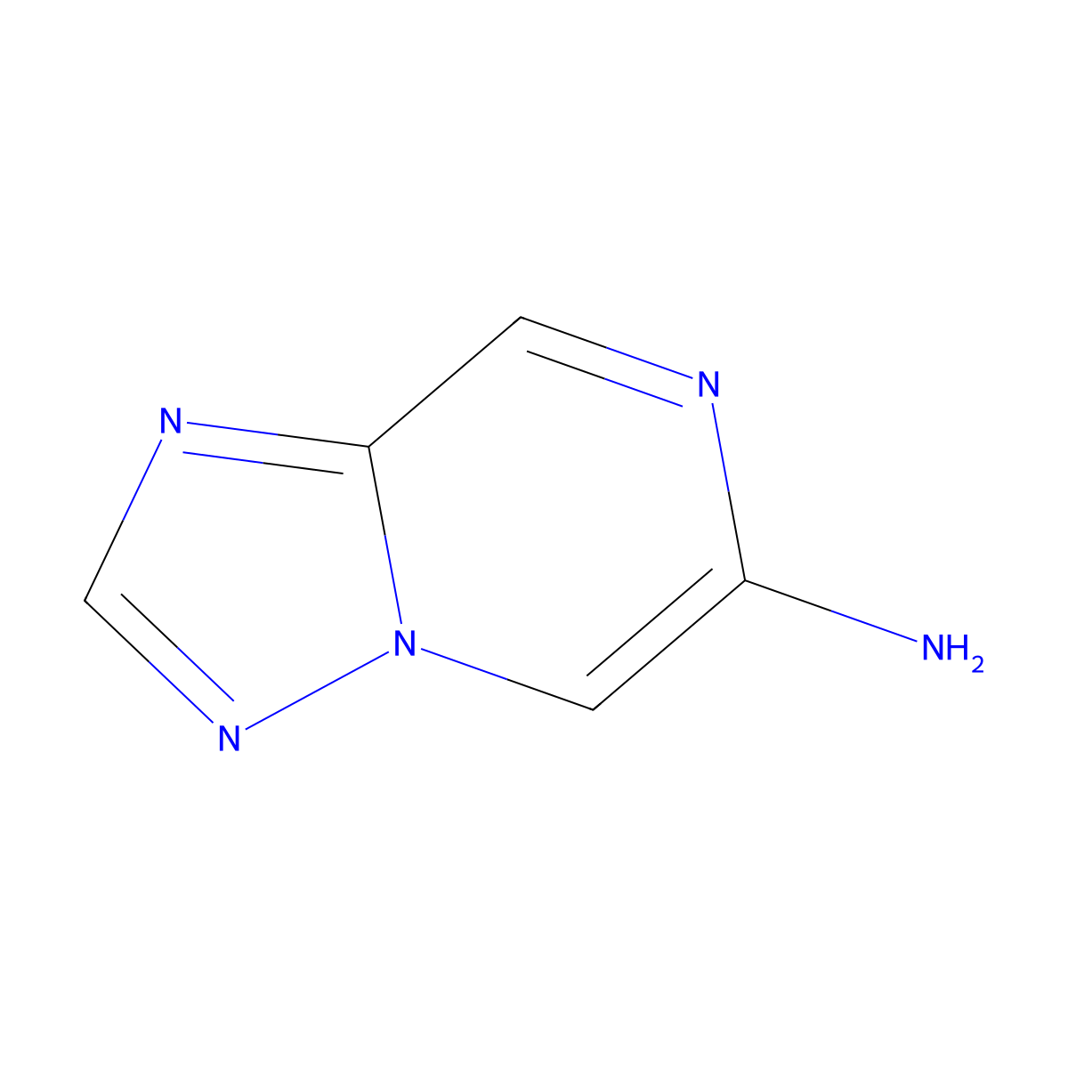 [1,2,4]Triazolo[1,5-a]pyrazin-6-amine molecular structure, CAS 2375194-43-5