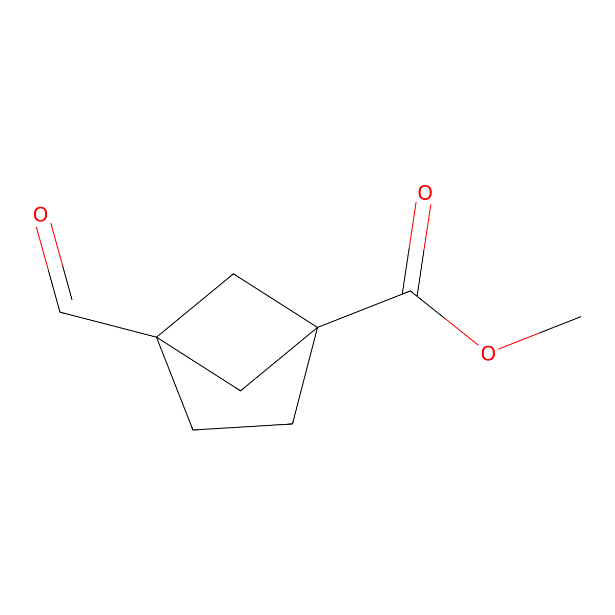Methyl 4-formylbicyclo[2.1.1]hexane-1-carboxylate molecular structure, CAS 2375195-62-1