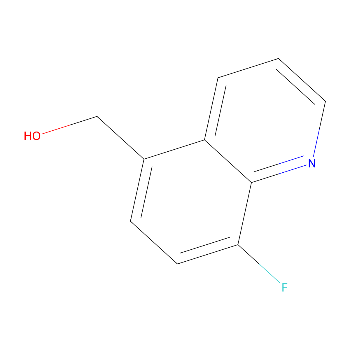 (8-Fluoroquinolin-5-yl)methanol molecular structure, CAS 2375195-65-4