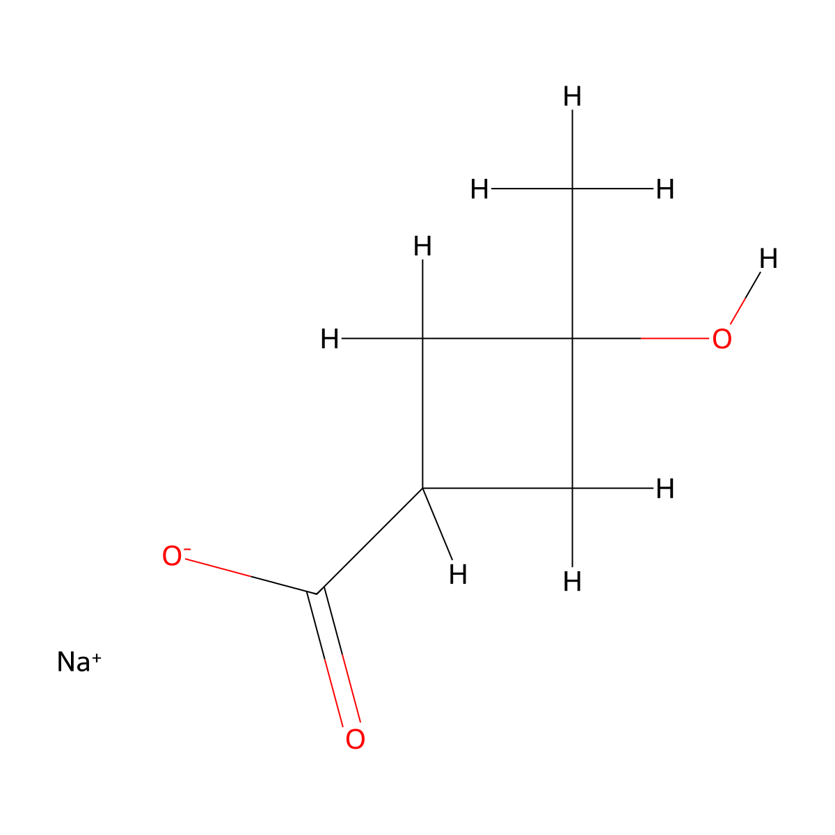 Sodium 3-hydroxy-3-methylcyclobutane-1-carboxylate molecular structure, CAS 2375195-73-4