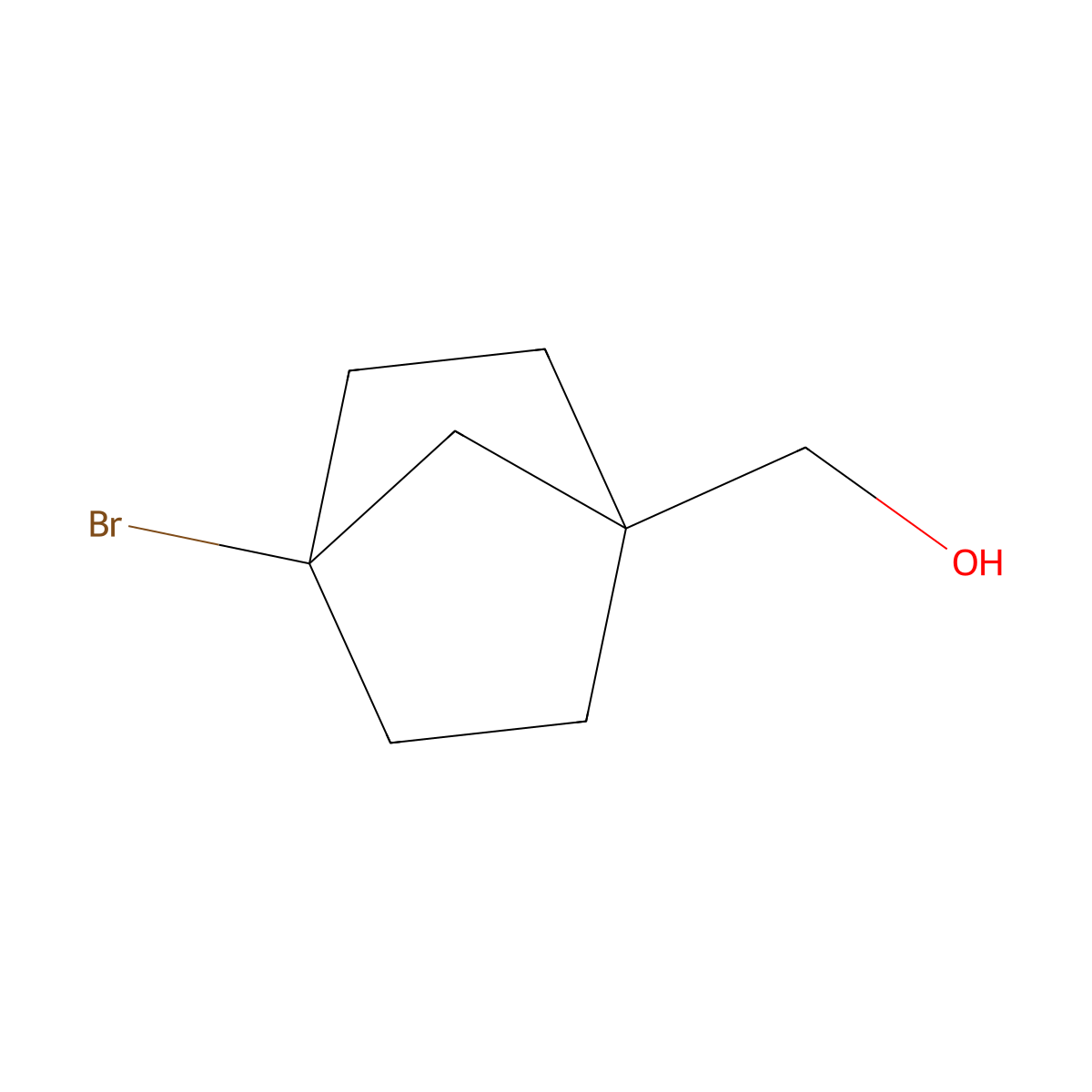 (4-Bromonorbornan-1-yl)methanol molecular structure, CAS 2375195-81-4