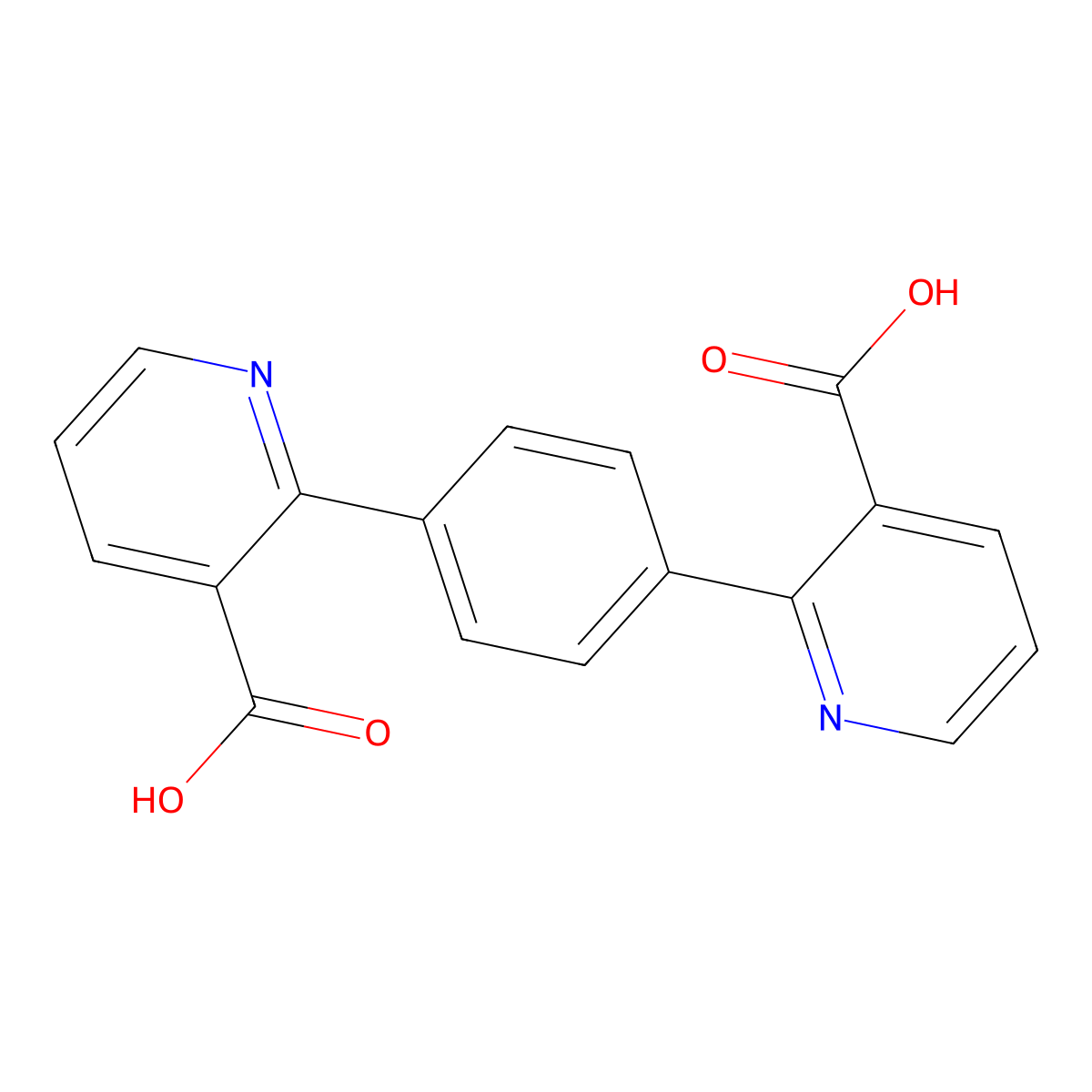 2,2'-(1,4-Phenylene)dinicotinic Acid molecular structure, CAS 2375195-96-1