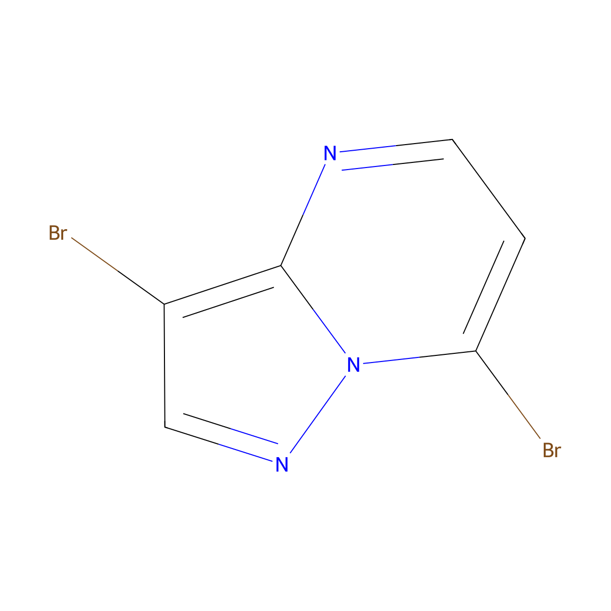 3,7-Dibromopyrazolo[1,5-a]pyrimidine molecular structure, CAS 2375204-82-1