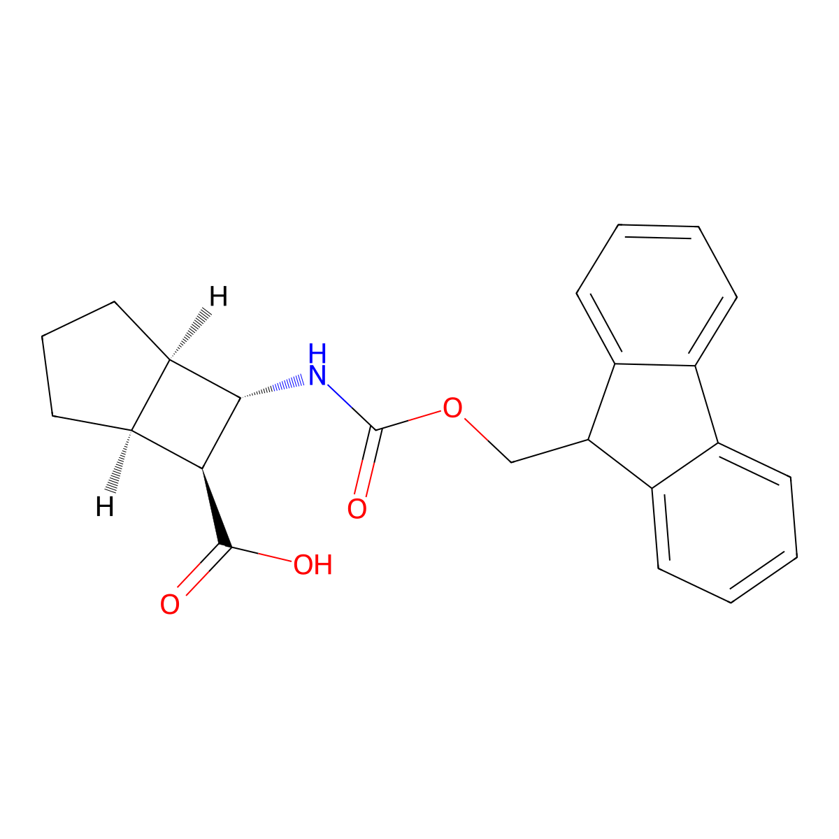 (1R,5S,6S,7S)-7-(9H-Fluoren-9-ylmethoxycarbonylamino)bicyclo[3.2.0]heptane-6-carboxylic acid molecular structure, CAS 2375248-28-3