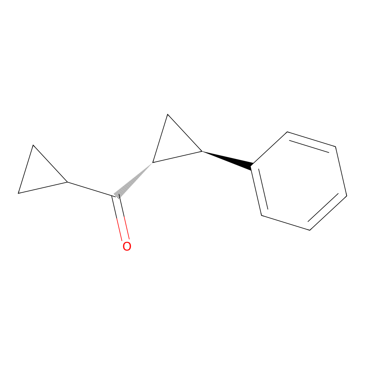 Cyclopropyl-[(1R,2R)-2-phenylcyclopropyl]methanone molecular structure, CAS 2375250-77-2
