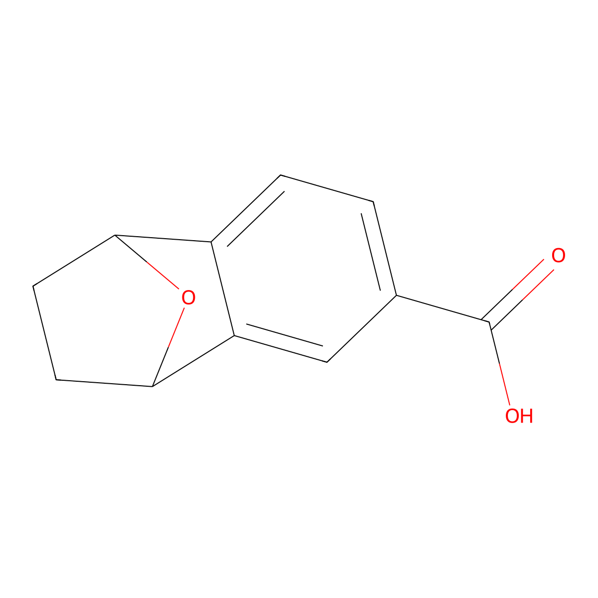 11-Oxatricyclo[6.2.1.0,2,7]undeca-2,4,6-triene-4-carboxylic acid molecular structure, CAS 2375258-74-3