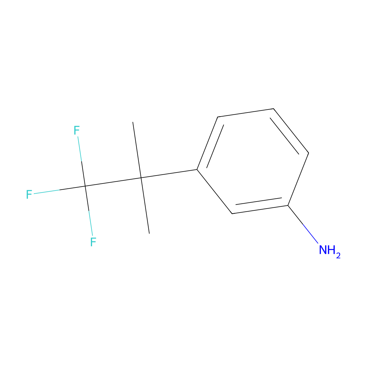 3-(1,1,1-Trifluoro-2-methylpropan-2-yl)aniline molecular structure, CAS 2375260-87-8