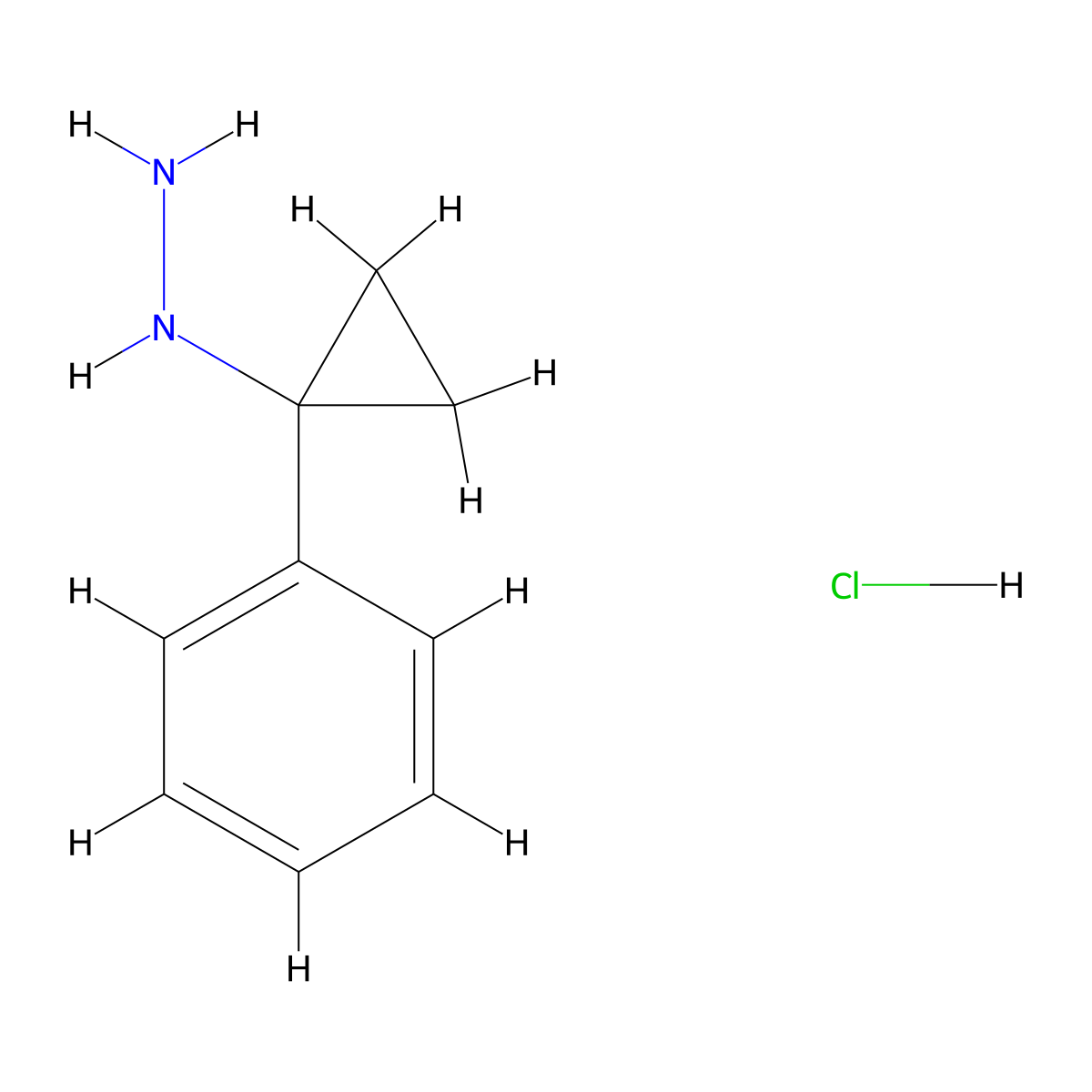 (1-Phenylcyclopropyl)hydrazine hydrochloride molecular structure, CAS 2375260-93-6