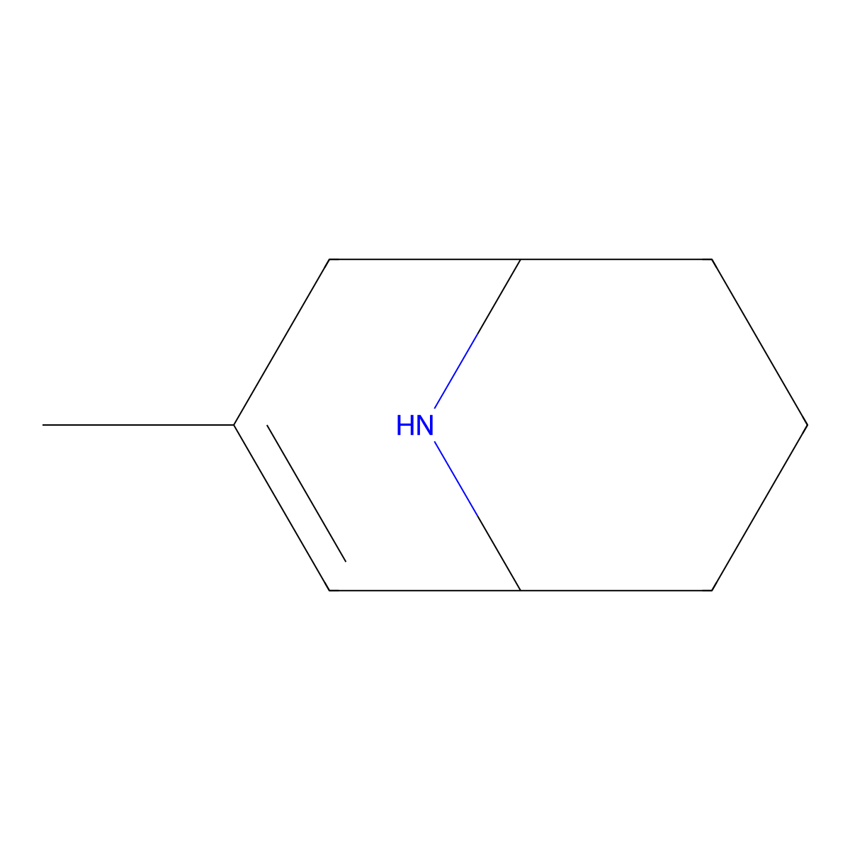 3-Methyl-9-azabicyclo[3.3.1]non-2-ene molecular structure, CAS 2375261-40-6