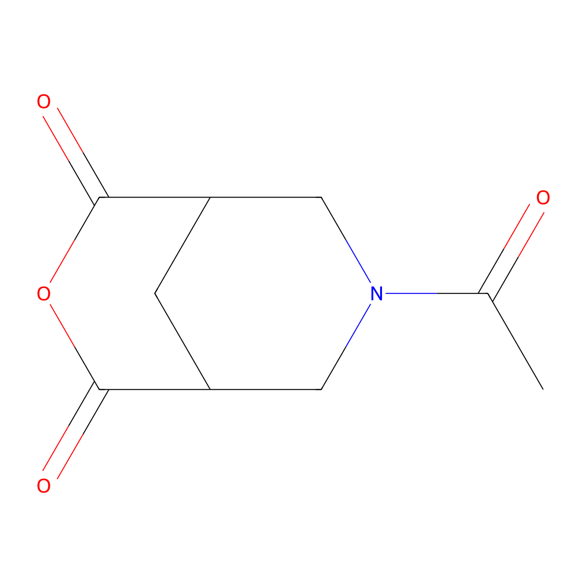 7-Acetyl-3-oxa-7-azabicyclo[3.3.1]nonane-2,4-dione molecular structure, CAS 2375269-90-0