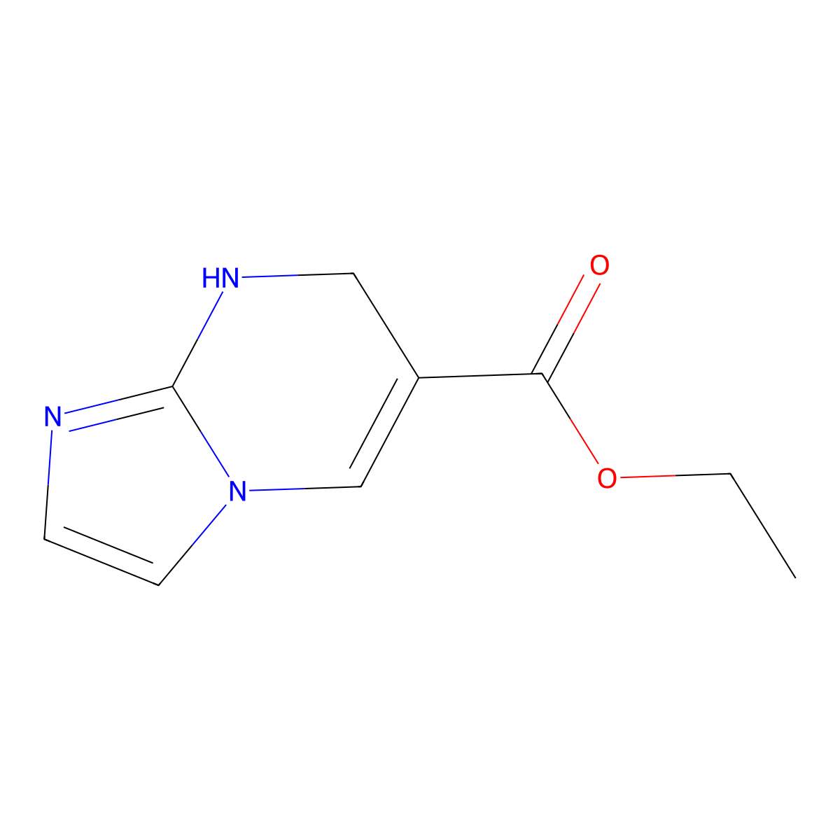 ethyl 7H,8H-imidazo[1,2-a]pyrimidine-6-carboxylate molecular structure, CAS 2375270-15-6