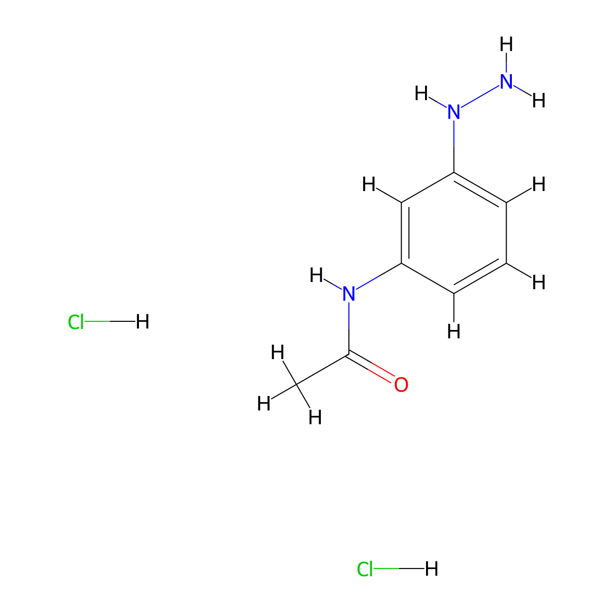 N-(3-hydrazinylphenyl)acetamidedihydrochloride molecular structure, CAS 2375270-19-0