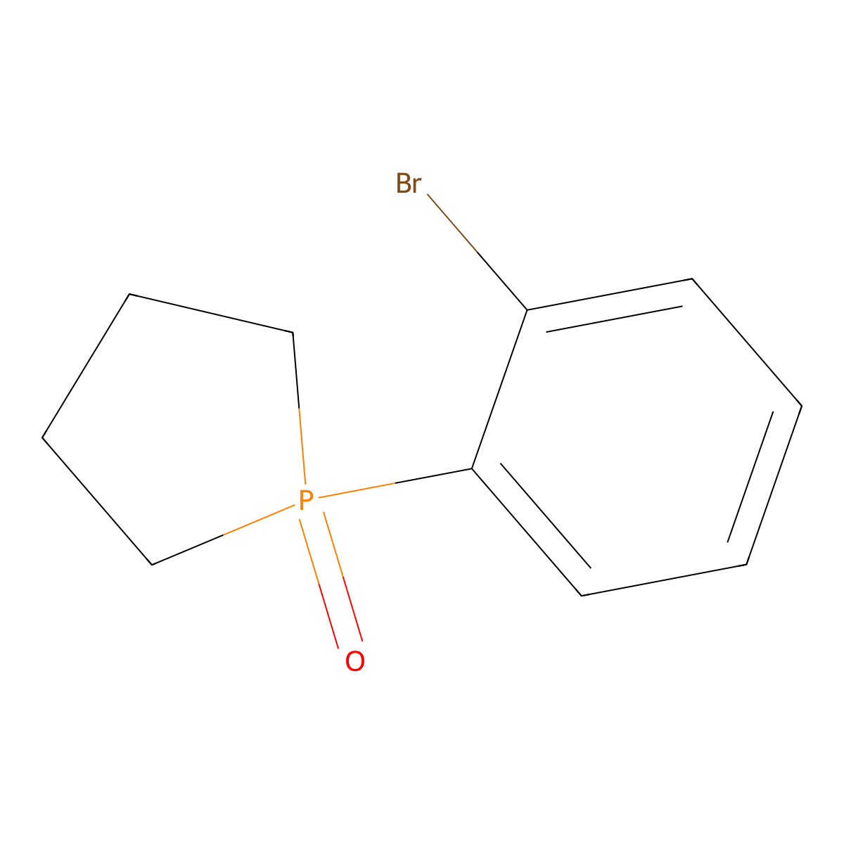 1-(2-Bromophenyl)-1lambda5-phospholan-1-one molecular structure, CAS 2375270-33-8