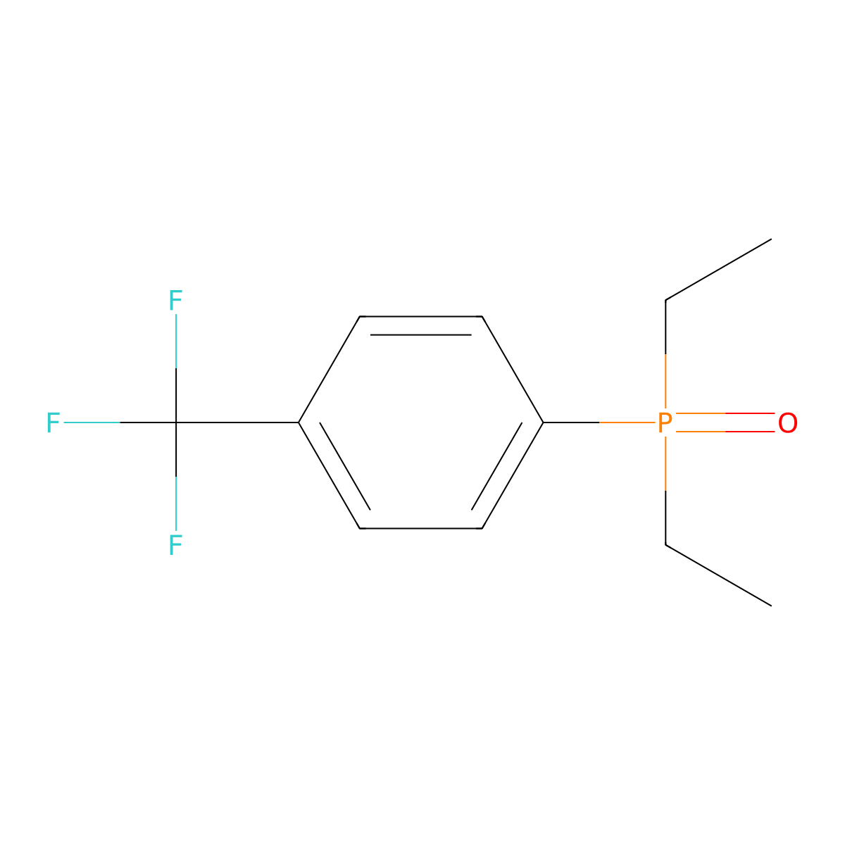 1-(Diethylphosphoryl)-4-(trifluoromethyl)benzene molecular structure, CAS 2375270-40-7